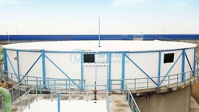 東營華泰污水池加蓋