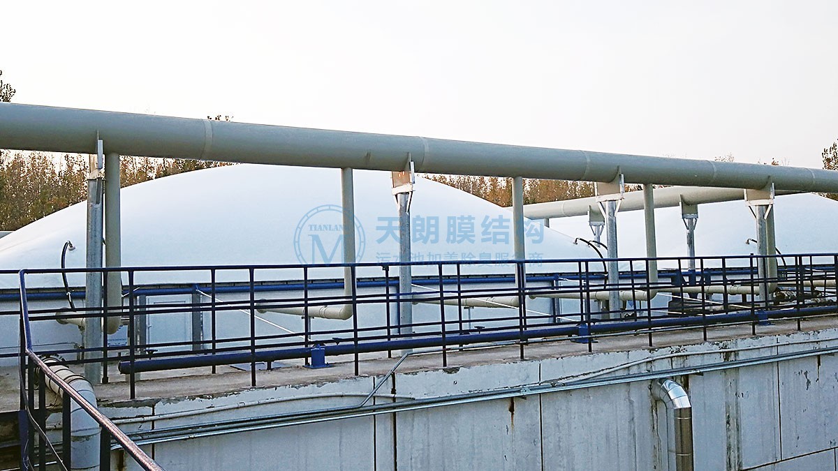 山東勝利生物環保車間CASS池加蓋封閉工程